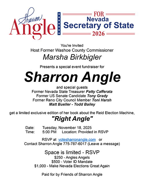 Sharron Angle For Nevada Secretary Of State